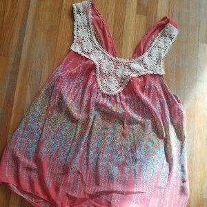 Crochet top Tank Top- Deb- Junior size 2x